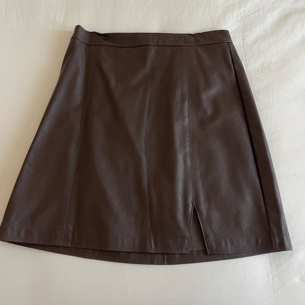 Abercrombie leather skirt